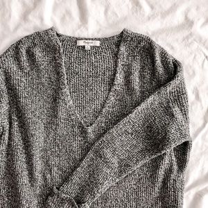 Madewell Oceanside Knit V-neck Sweater
